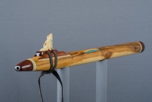 Texas Ebony Native American Flute, Minor, Low D-3, #J34F (1)